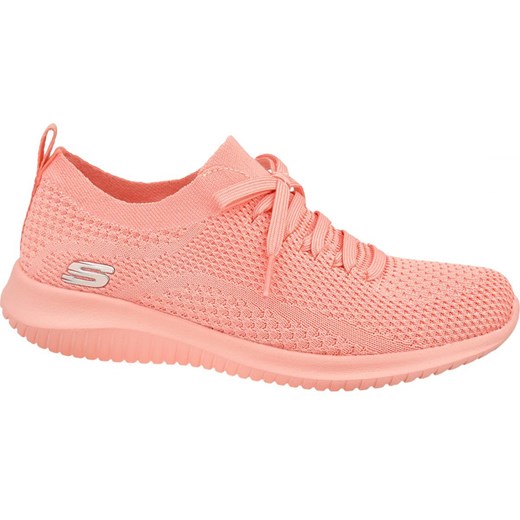 Buty sportowe damskie różowe Skechers nike flex 