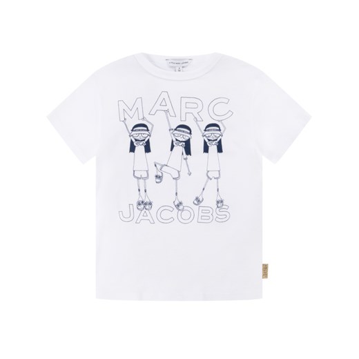 Little Marc Jacobs T-Shirt W15492 M Biały Regular Fit