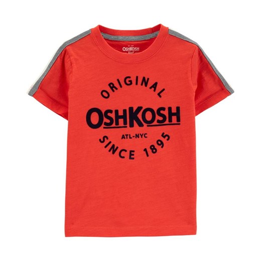 T-shirt chłopięce Oshkosh czerwony na lato 
