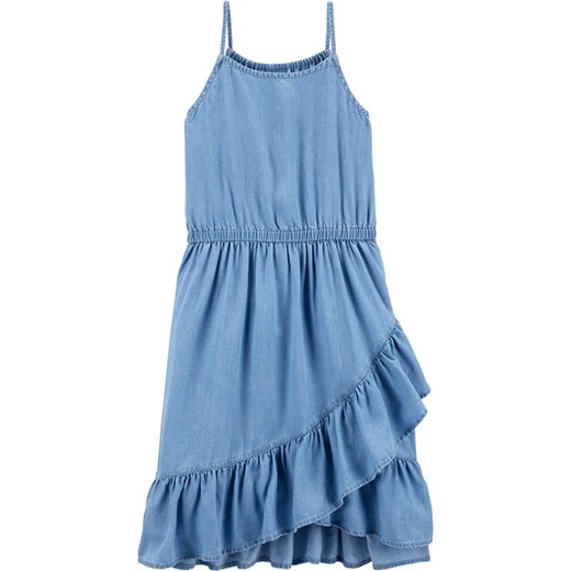 Sukienka dziewczęca niebieska Oshkosh letnia 