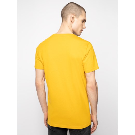 T-Shirt Wobbly Logo Tee L65QFENF Żółty Regular Fit