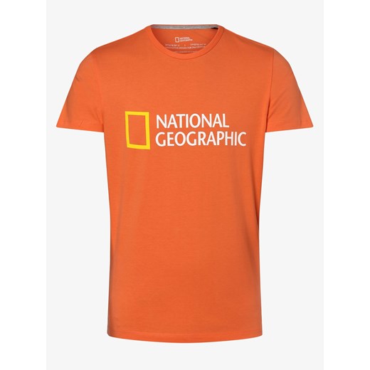 National Geographic - T-shirt męski, pomarańczowy National Geographic  XXL vangraaf