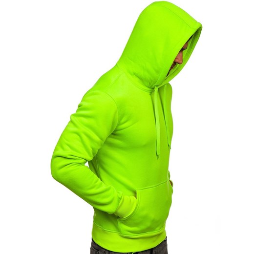 Bluza męska z kapturem zielony-neon Denley 2009  Denley XL okazja  