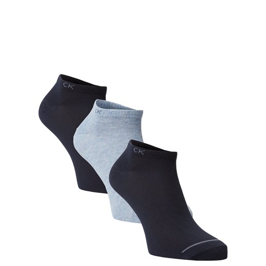 Calvin Klein - Męskie skarpety do obuwia sportowego pakowane po 3 szt., niebieski Calvin Klein  One Size vangraaf