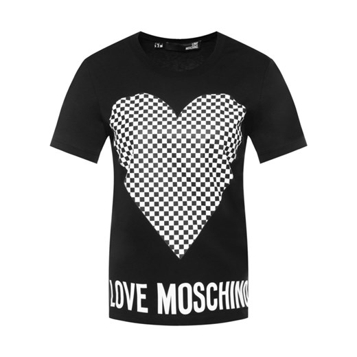 Bluzka damska Love Moschino z okrągłym dekoltem 