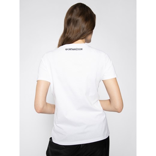 Bluzka damska biała Sportmax Code młodzieżowa 