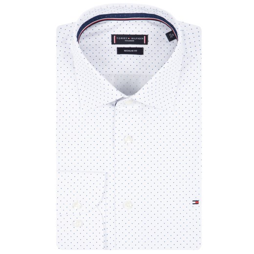 Koszula męska Tommy Hilfiger bez wzorów elegancka z długim rękawem