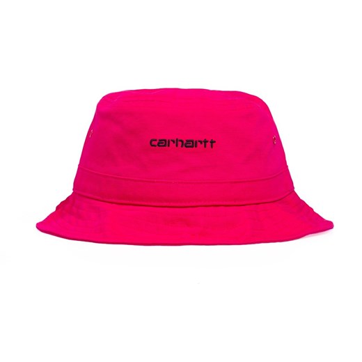 Kapelusz Carhartt WIP Script Bucket Hat ruby pink/black Carhartt Wip  S / M bludshop.com