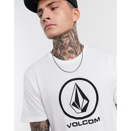 Volcom – Crisp stone – Biały t-shirt Volcom  L Asos Poland