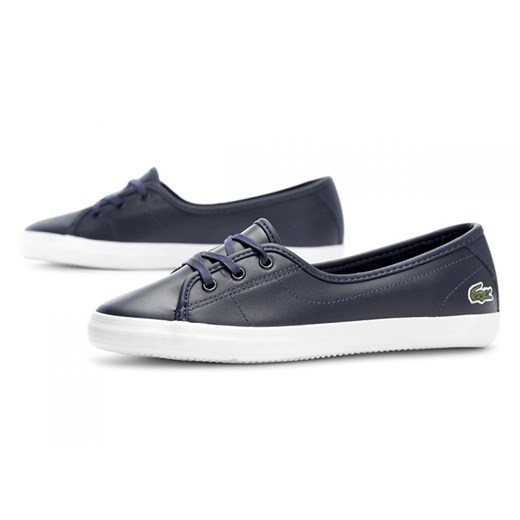 Trampki damskie Lacoste ze skóry 