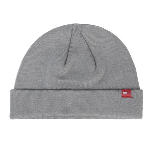 Tommy Jeans Czapka Tjm Flah Short Beanie AM0AM05194 Szary