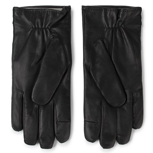 TOMMY HILFIGER Rękawiczki Męskie Flag Leather Gloves Gp AM0AM05184 Czarny