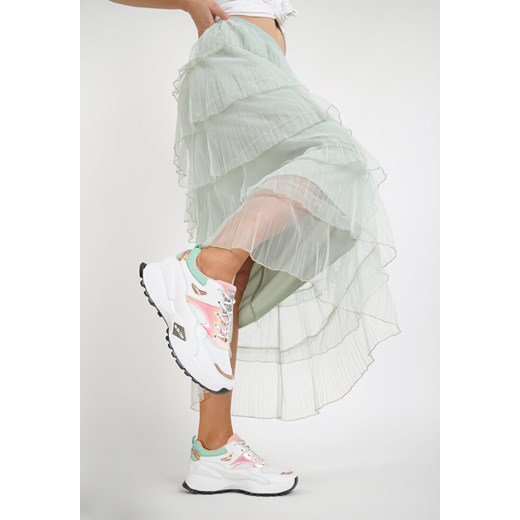 Sneakersy damskie Renee wiązane 