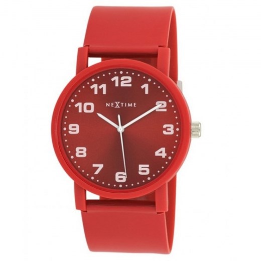 NeXtime Watch Time - Zegarek na rękę - Dash - czerwony home-form-pl czerwony dekoracja
