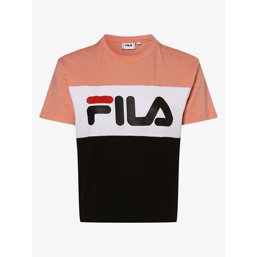 FILA - T-shirt damski – Allison, pomarańczowy  Fila S vangraaf
