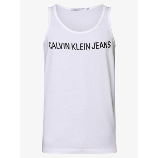 Calvin Klein Jeans - Męski tank top, biały Calvin Klein  XL vangraaf