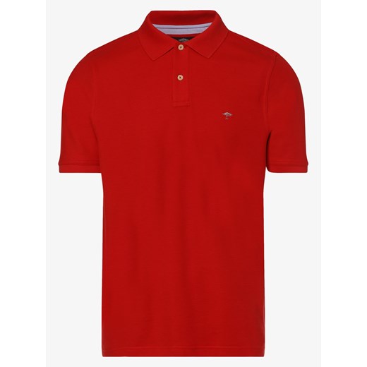 Fynch-Hatton - Męska koszulka polo, czerwony Fynch-hatton  XXL vangraaf