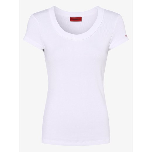 HUGO - T-shirt damski – Difini, biały Hugo Boss  XL vangraaf