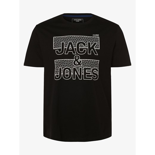 Jack & Jones - T-shirt męski – Jcocomplete, czarny  Jack & Jones 6XL vangraaf
