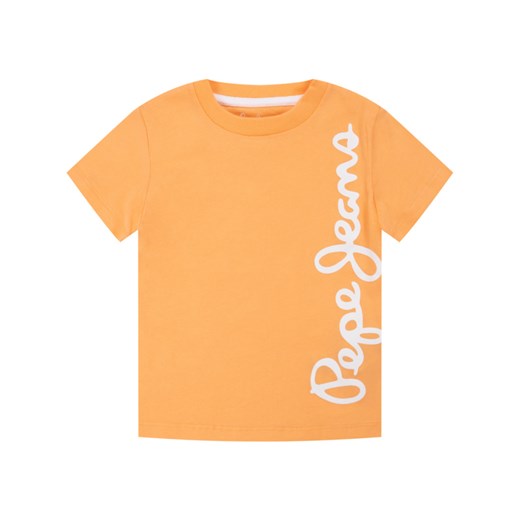 Pepe Jeans T-Shirt Waldo Short PB501279 Pomarańczowy Regular Fit