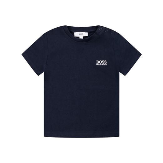 Boss T-Shirt J05P01 M Granatowy Regular Fit