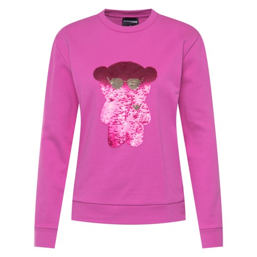 Emporio Armani bluza damska różowa krótka 
