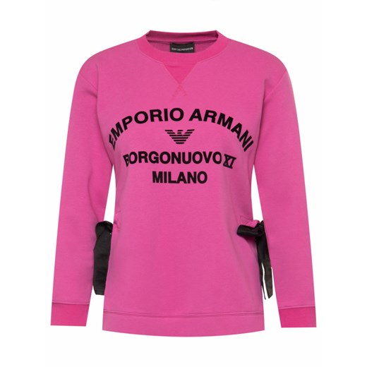 Bluza damska Emporio Armani różowa krótka 