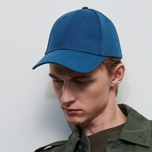 Reserved - Bawełniana czapka z daszkiem - Turkusowy  Reserved One Size 