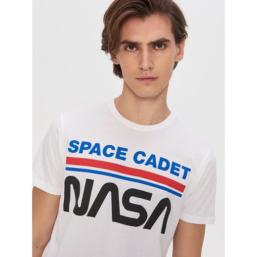 House - T-shirt NASA - Biały  House XXL 