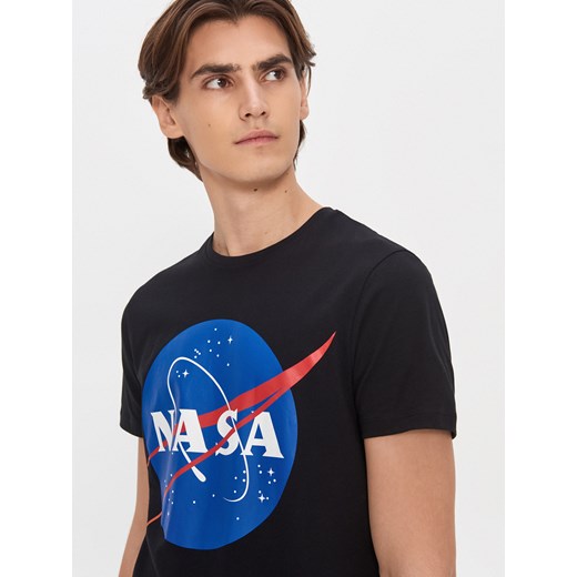 House - T-shirt NASA - Czarny  House S 