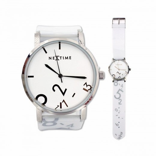 NeXtime Watch Time - Zegarek na rękę - Dropped home-form-pl bialy dekoracja