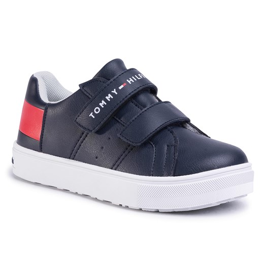 Sneakersy TOMMY HILFIGER - Low Cut Velcro Sneaker T3B4-30719-0193 M Blue/White/Red Y004