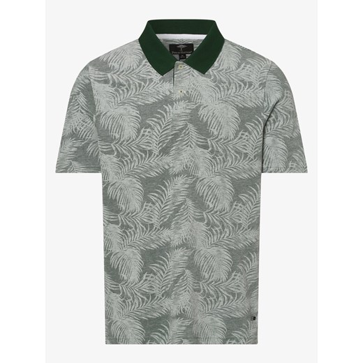 Fynch-Hatton - Męska koszulka polo, zielony Fynch-hatton  XXL vangraaf
