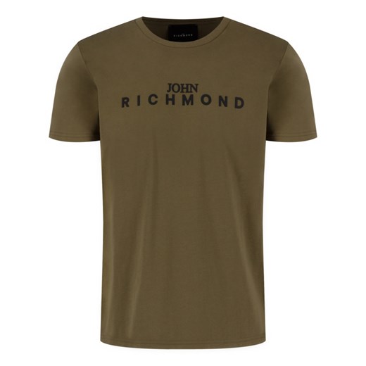 T-shirt męski John Richmond z krótkimi rękawami z napisami 