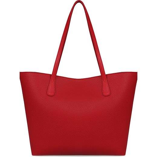 Shopper bag w kolorze czerwonym - 28 x 44 x 14 cm  Beverly Hills Polo Club OneSize okazyjna cena Limango Polska 