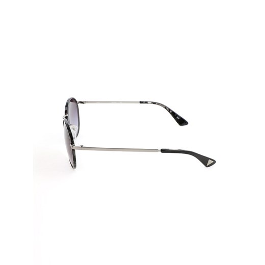 Damskie okulary przeciwsłoneczne w kolorze czarno-srebrno-niebieskim  Guess 51 wyprzedaż Limango Polska 