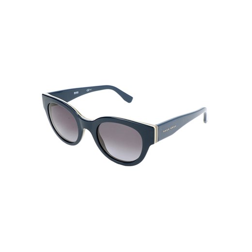Damskie okulary przeciwsłoneczne w kolorze niebiesko-szarym  Hugo Boss 49 promocja Limango Polska 