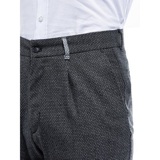 Spodnie męskie szare Ombre casual 
