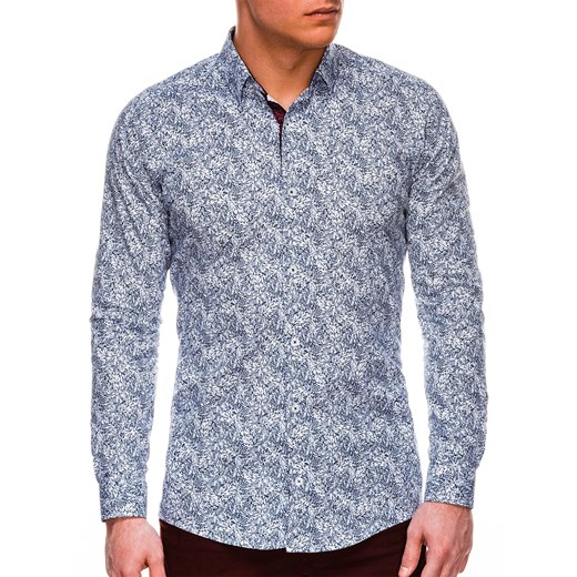 Koszula męska Ombre w abstrakcyjne wzory 