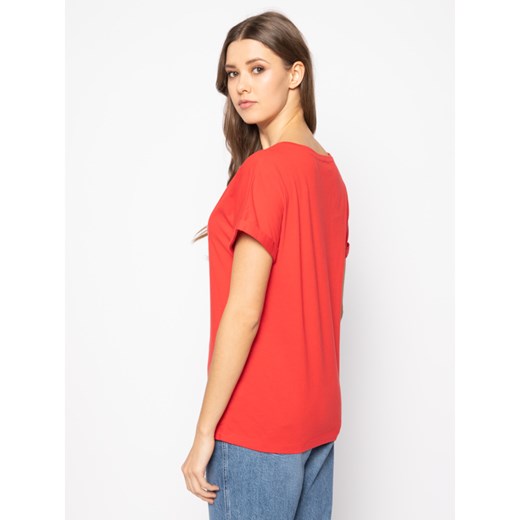 Emporio Armani T-Shirt 164340 0P291 00074 Czerwony Regular Fit