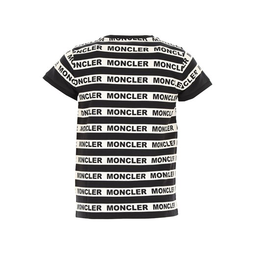 T-shirt chłopięce Moncler z krótkim rękawem w nadruki 