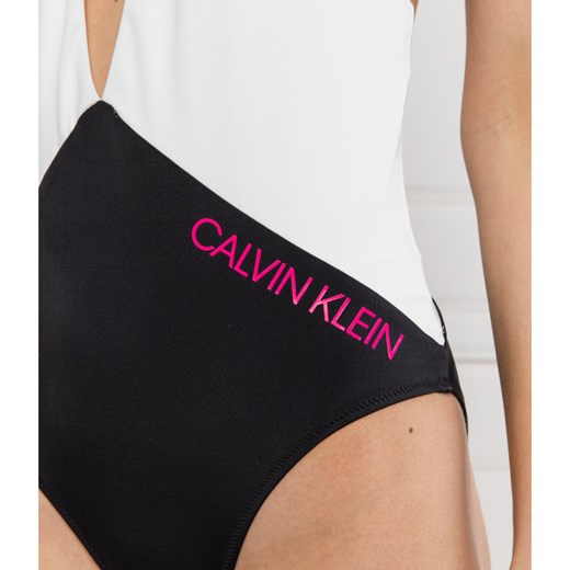 Strój kąpielowy Calvin Klein do uniwersalnej figury bez wzorów 
