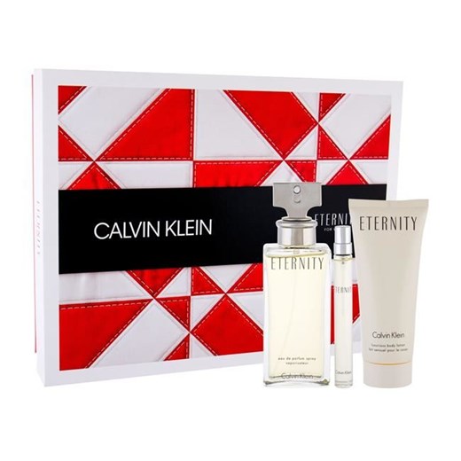 Calvin Klein Eternity Woda perfumowana 100 ml + Mleczko do ciała 100 ml + Edp 10 ml