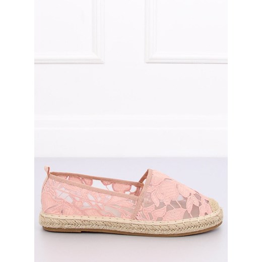 Espadryle ażurowe różowe 68-130 PINK   41 omnido.pl