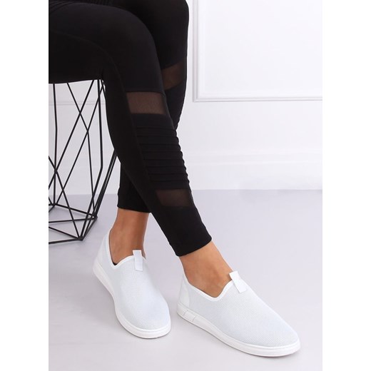 Buty sportowe damskie w stylu casual w młodzieżowym tkaninowe płaskie 