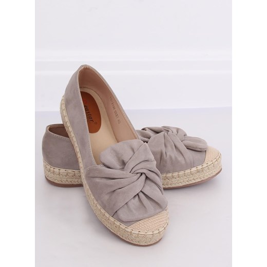 Espadryle damskie szare LL-219P GREY   36 omnido.pl