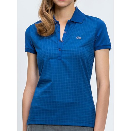 Bluzka damska Lacoste gładka casual
