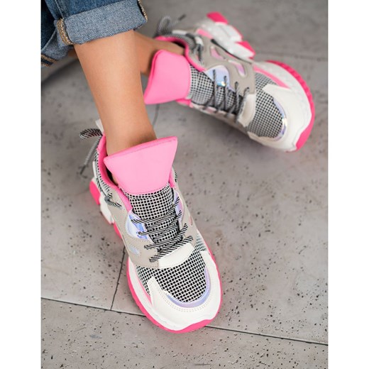 Buty sportowe damskie wielokolorowe Seastar w stylu młodzieżowym na platformie 