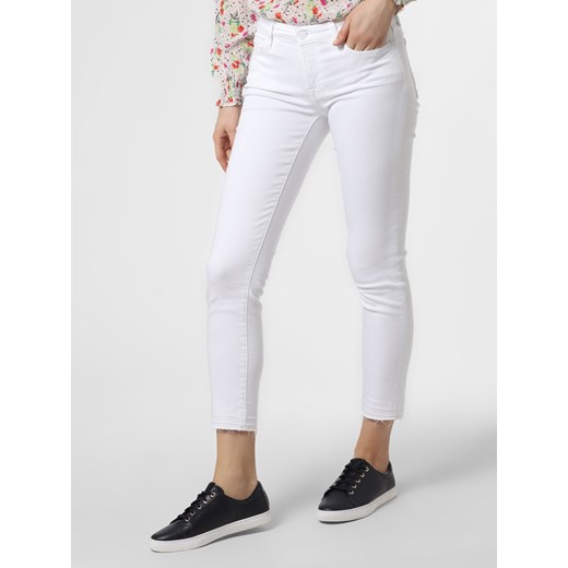 7 For All Mankind - Jeansy damskie – Pyper Crop, biały 7 for all mankind  27 vangraaf