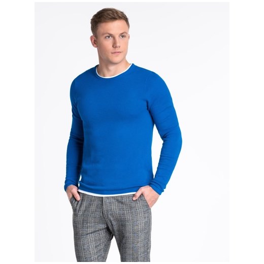 Sweter męski Ombre Clothing bez wzorów 